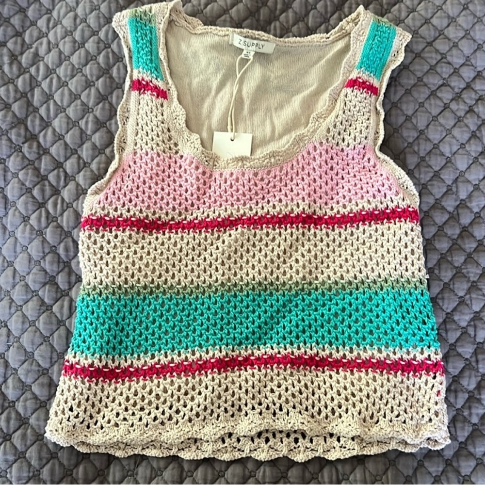 Z Supply Multicolor Knit Tank Top